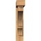 Ekena Millwork Balboa Block Smooth Bracket w/ Offset Brace, Western Red Cedar, 5 1/2"W x 28"D x 28"H BKT0604X28X28BOA05SWR - alternate 2